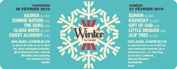 Marsatac lance sa Winter Party en 2010