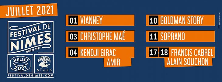 Le Festival de N&icirc;mes reporte certains concerts.